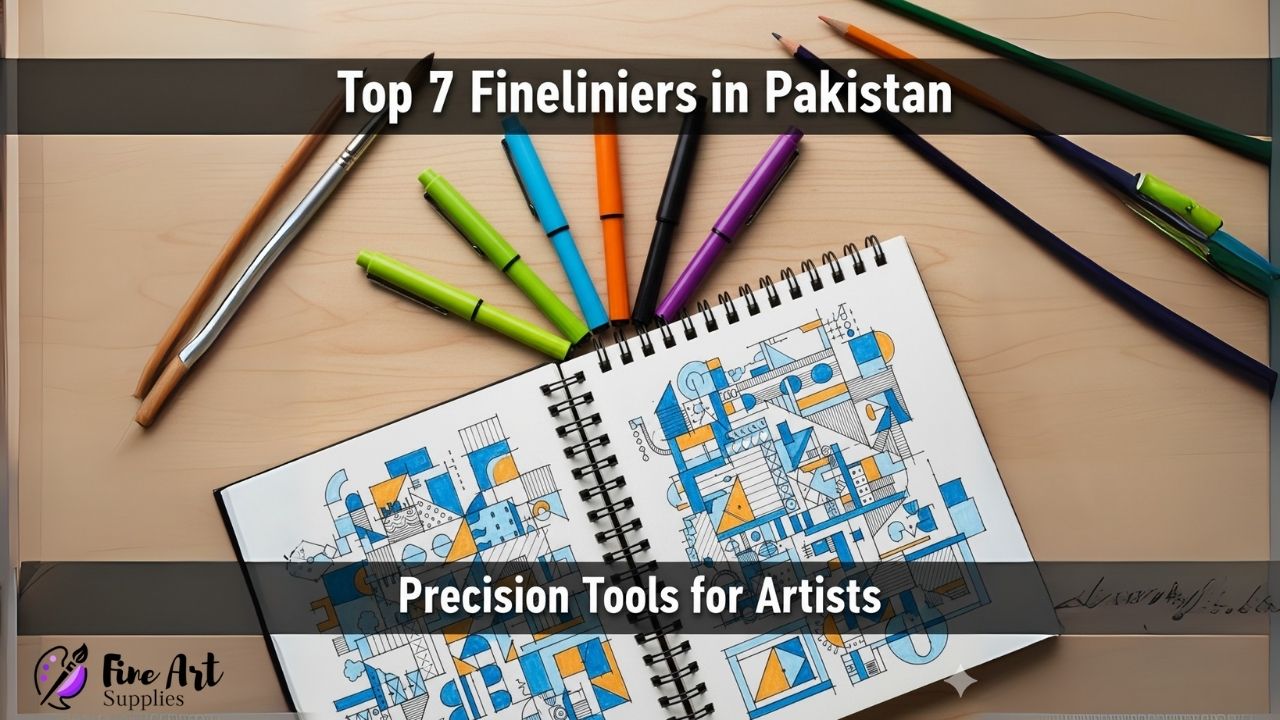 A graphic showcasing the top 7 fineline products available in Pakistan, highlighting their features and benefits.