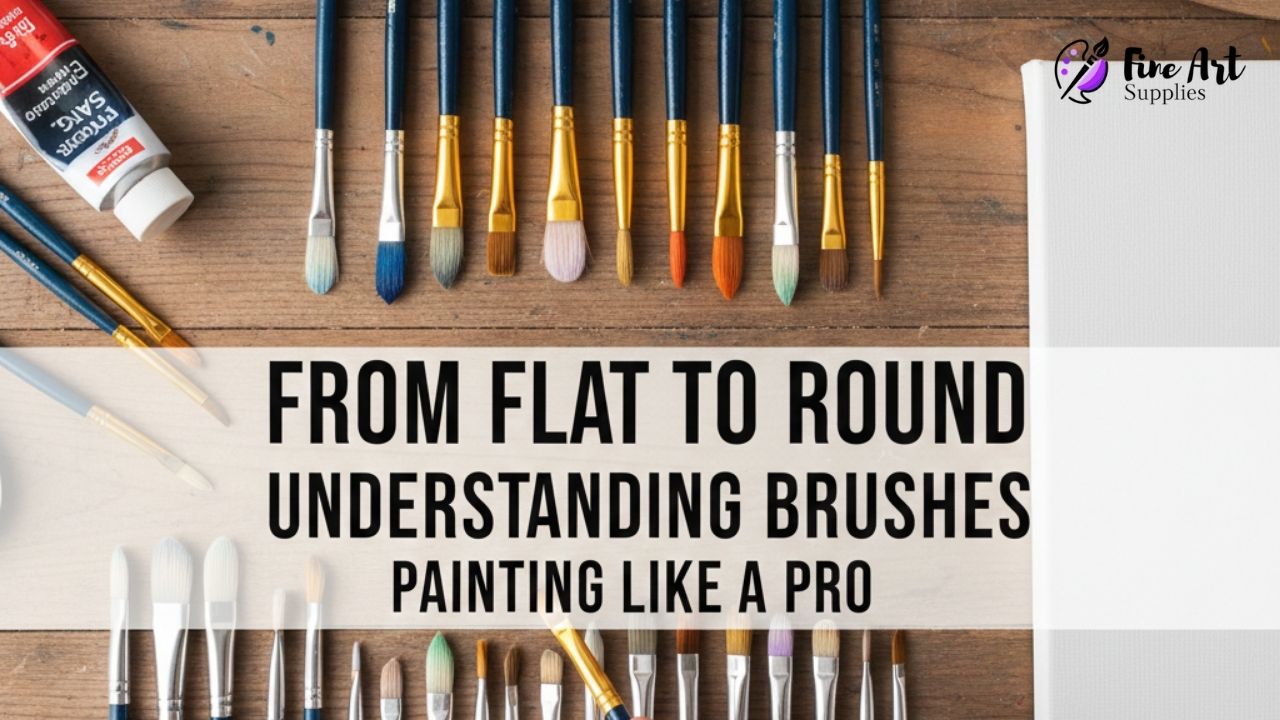 From Flat to Round: Understanding Brushes for Painting Like a Pro