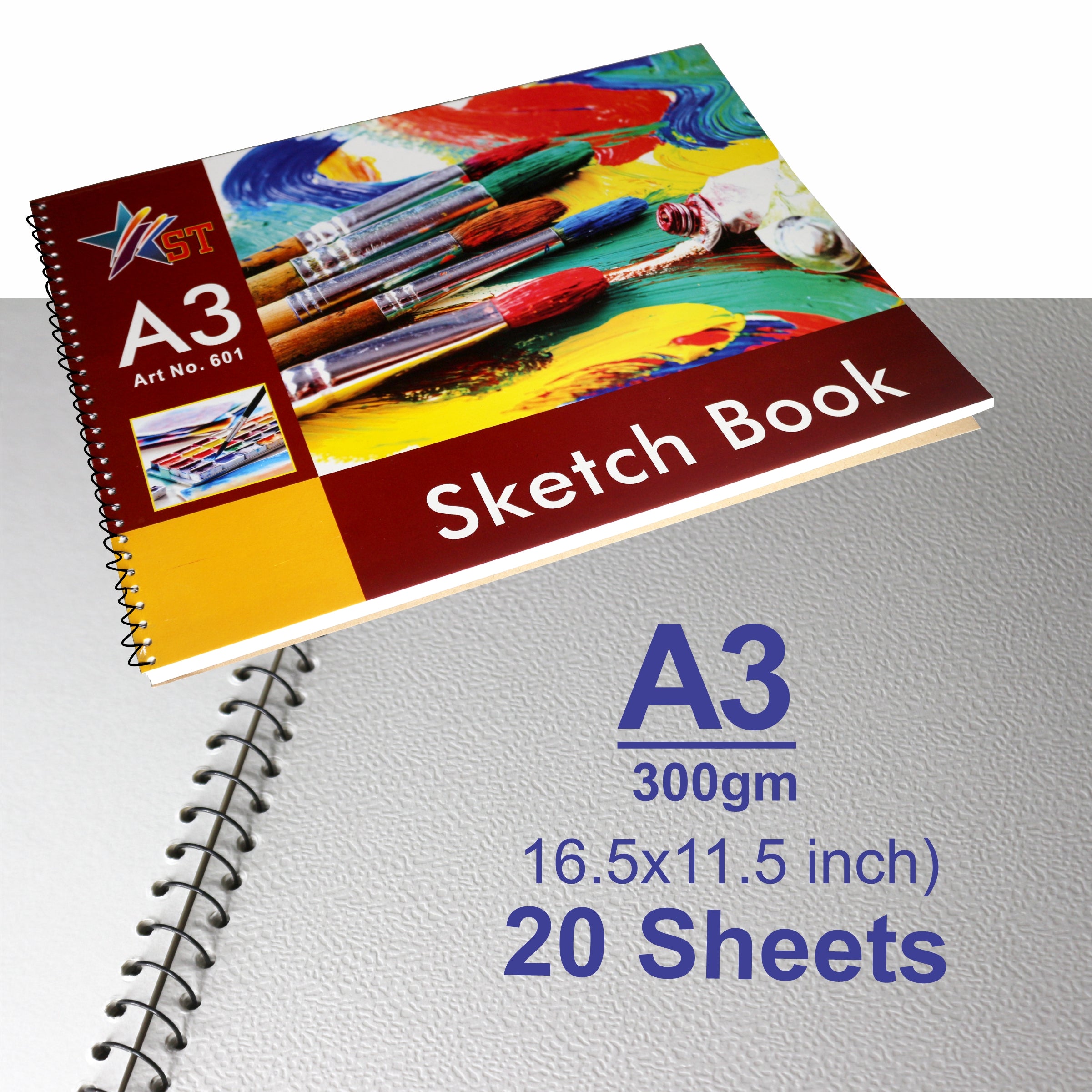 Sensa Sketchbook A3 20 Sheets No.601