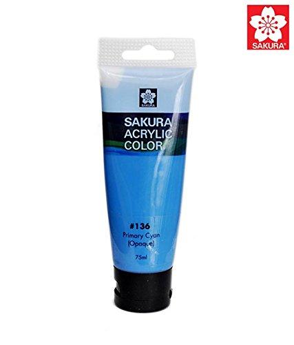 Sakura Acrylic Paint Tubes 75ml