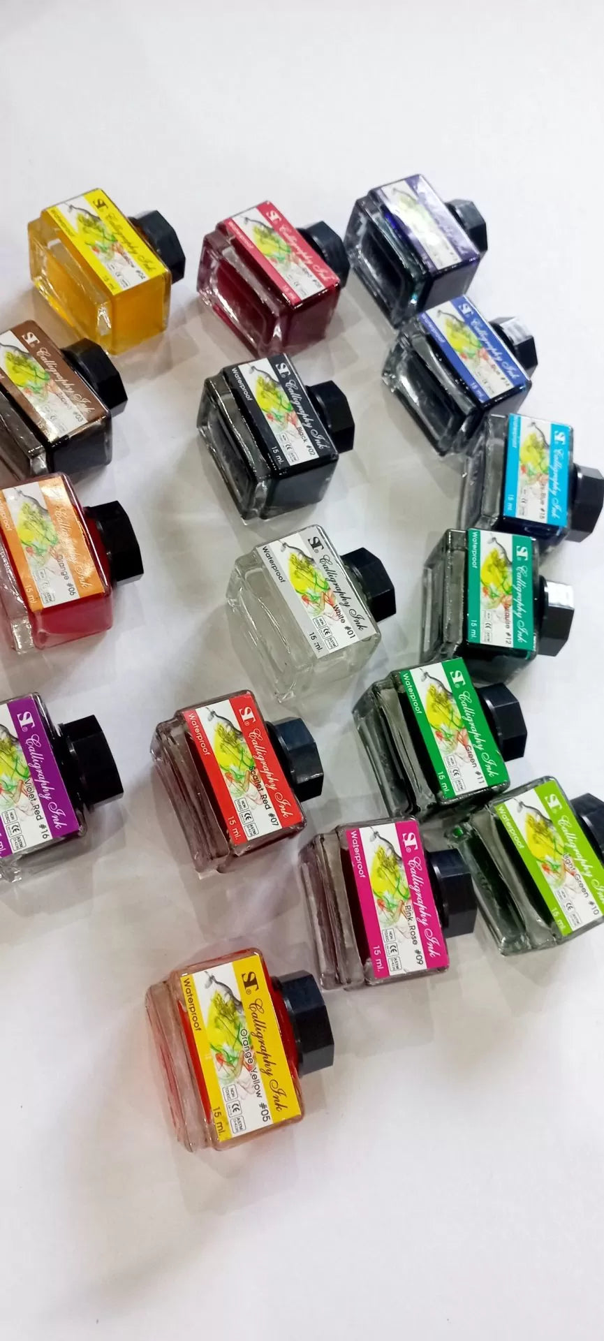 ST Waterproof Calligraphy Inks In 16 Colors 15ml