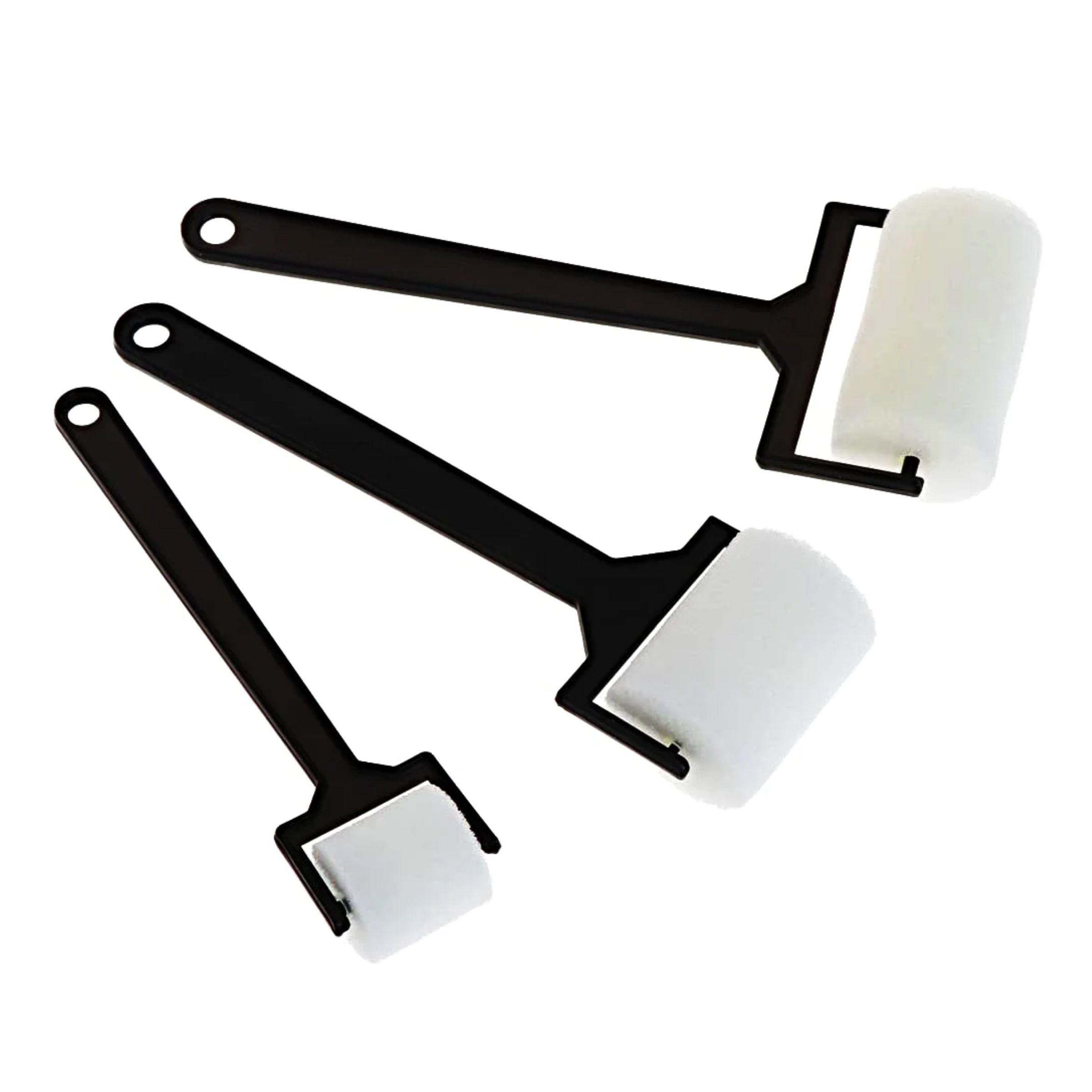 Foam Brush Paint Roller Pack of 3