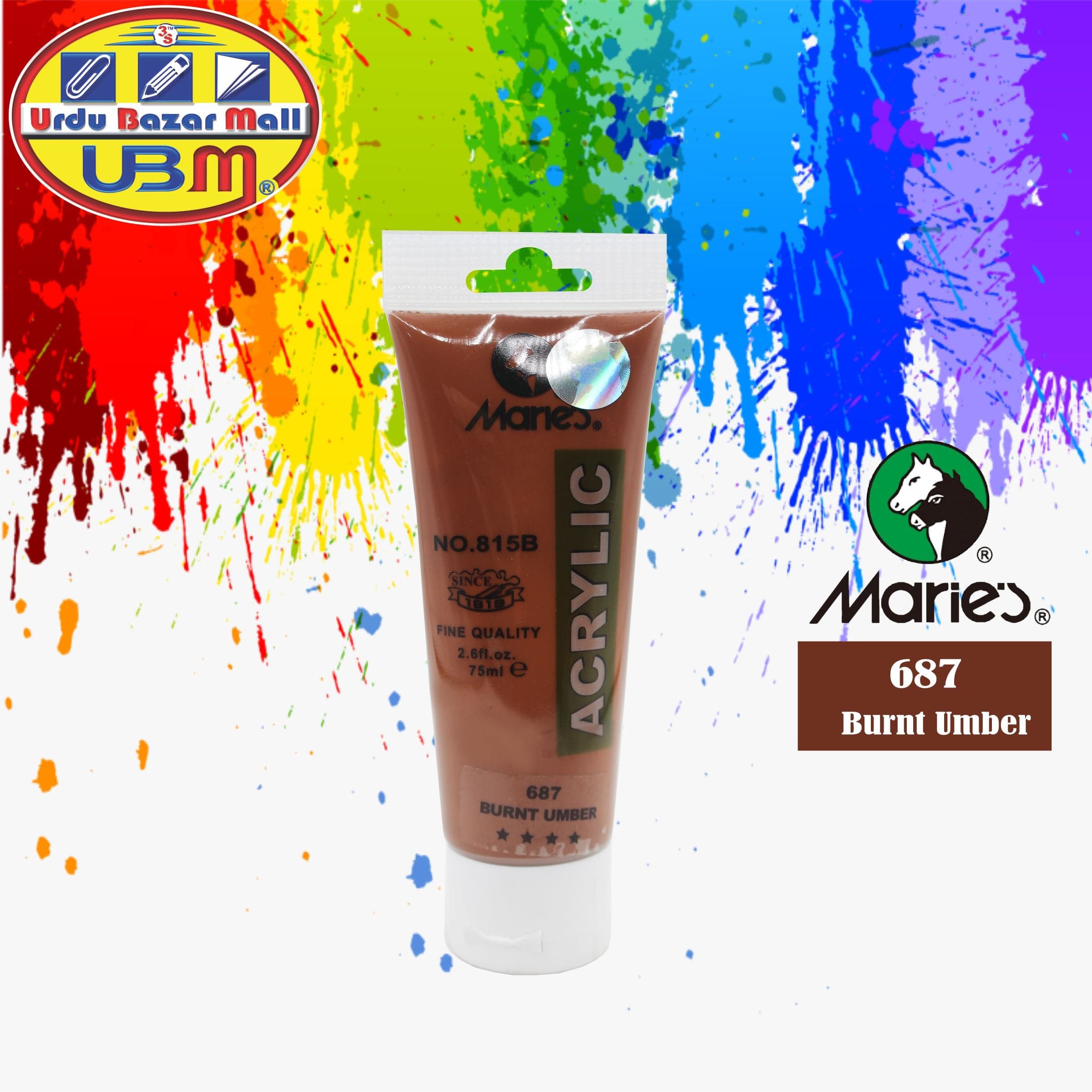 Maries Acrylic Paint Tube 75ml