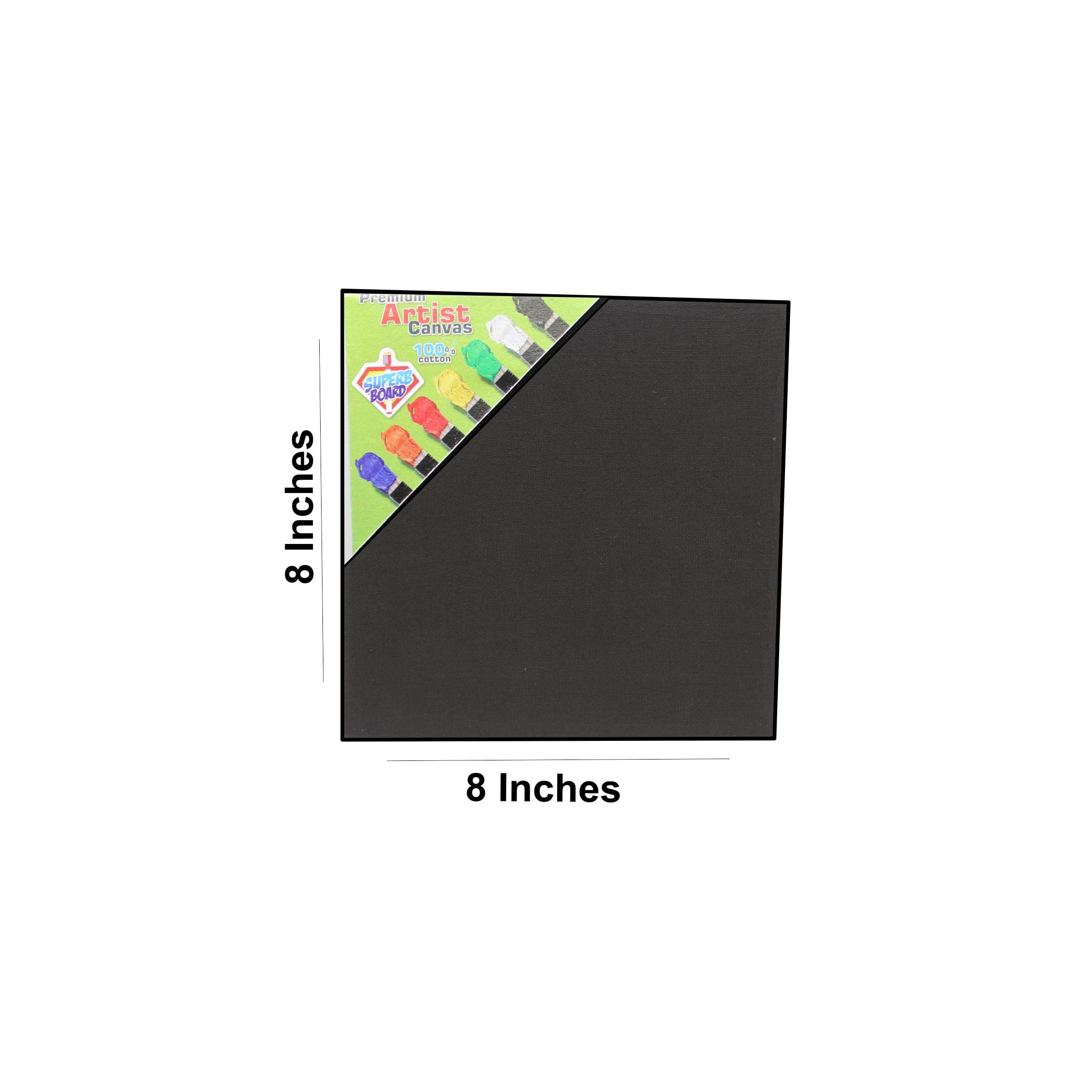 Black Canvas Board for Painting