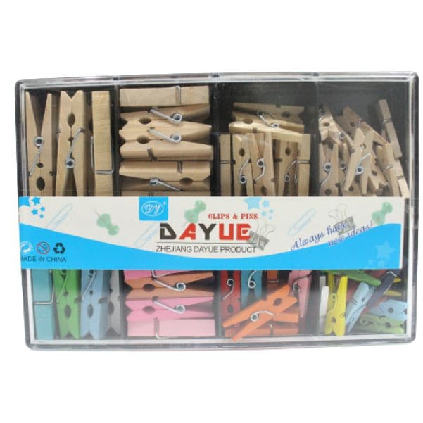 Clip Set Wooden 9865/13-35