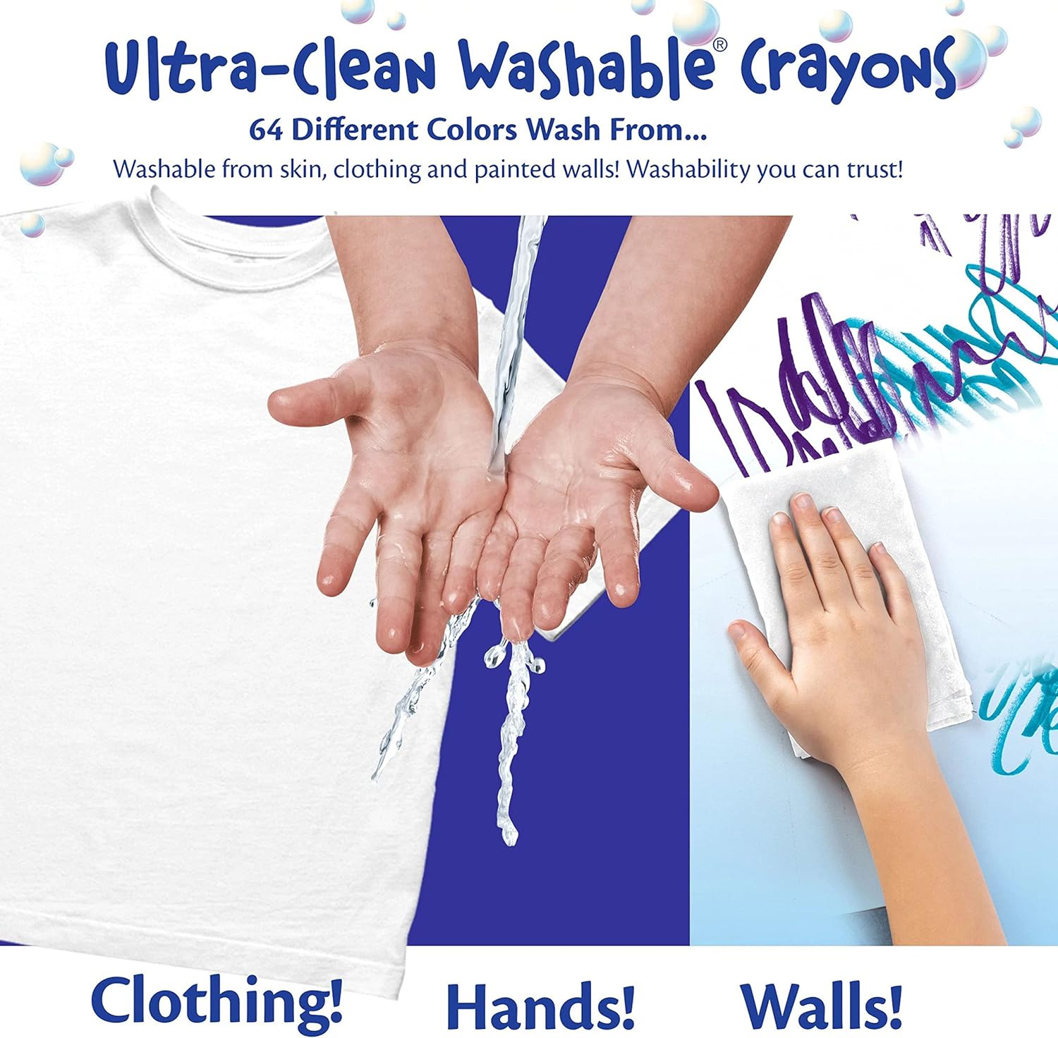 Crayola Ultra-Clean Washable Crayons Pack of 16 523281