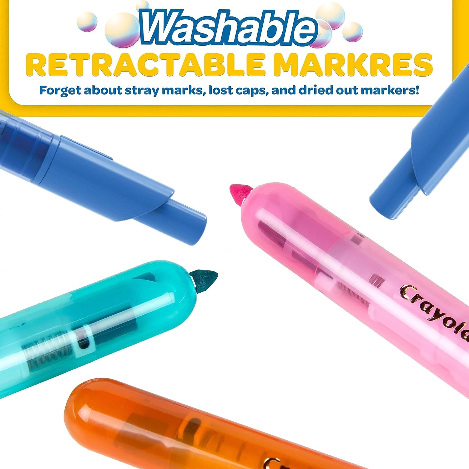 Crayola Clicks Retractable Washable Marker Pack of 10 588370