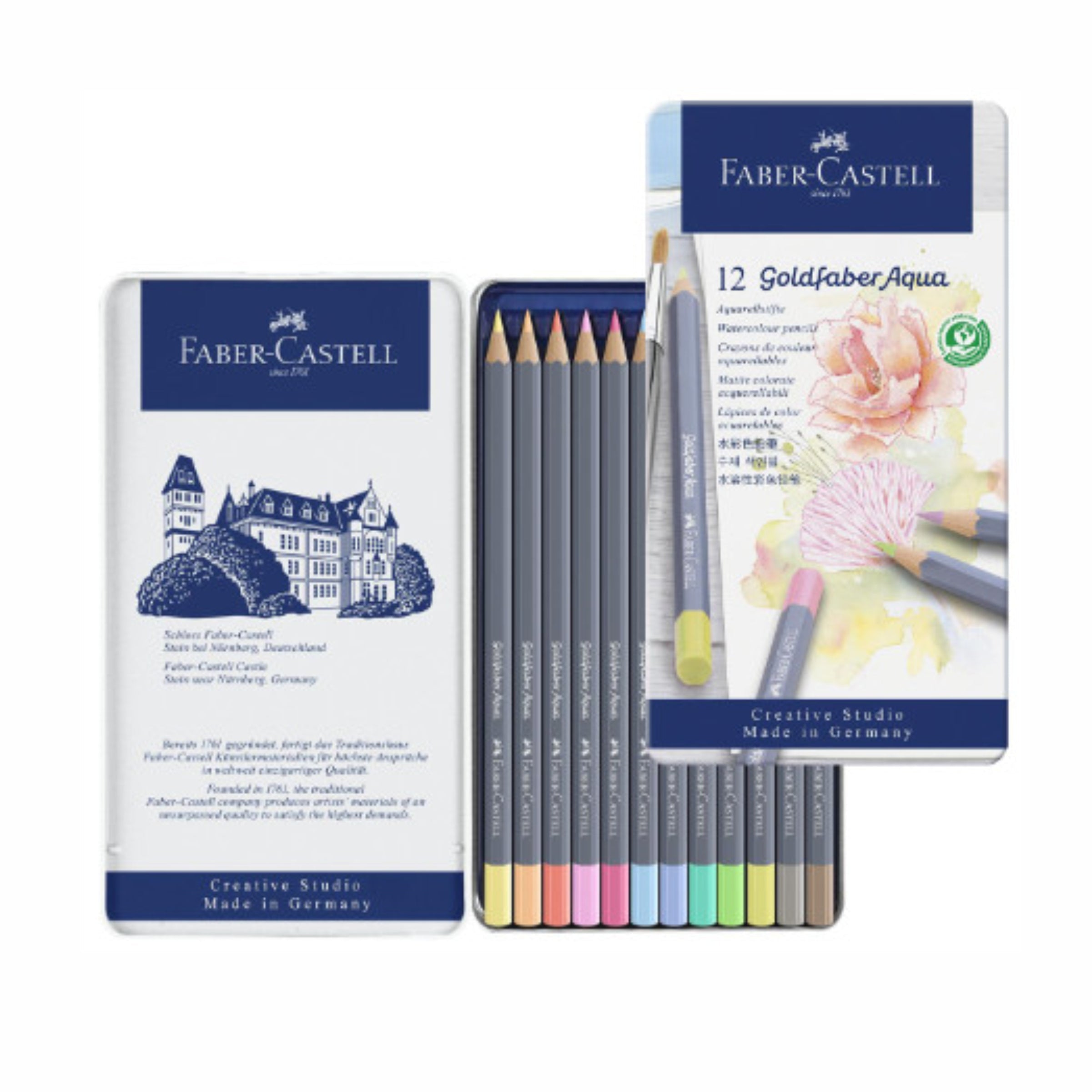 Faber Castell Goldfaber Aqua Watercolour Pencils
