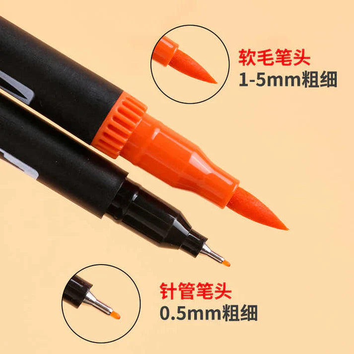 Giorgione Signature Dual Tip Watercolor Brush Pen