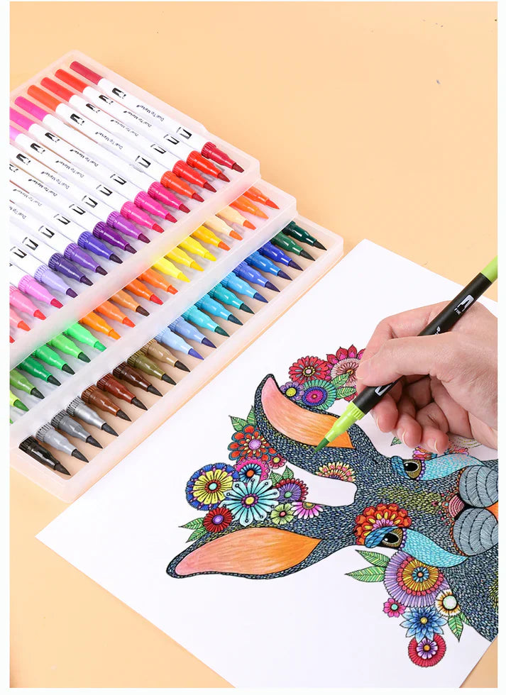 Giorgione Signature Dual Tip Watercolor Brush Pen