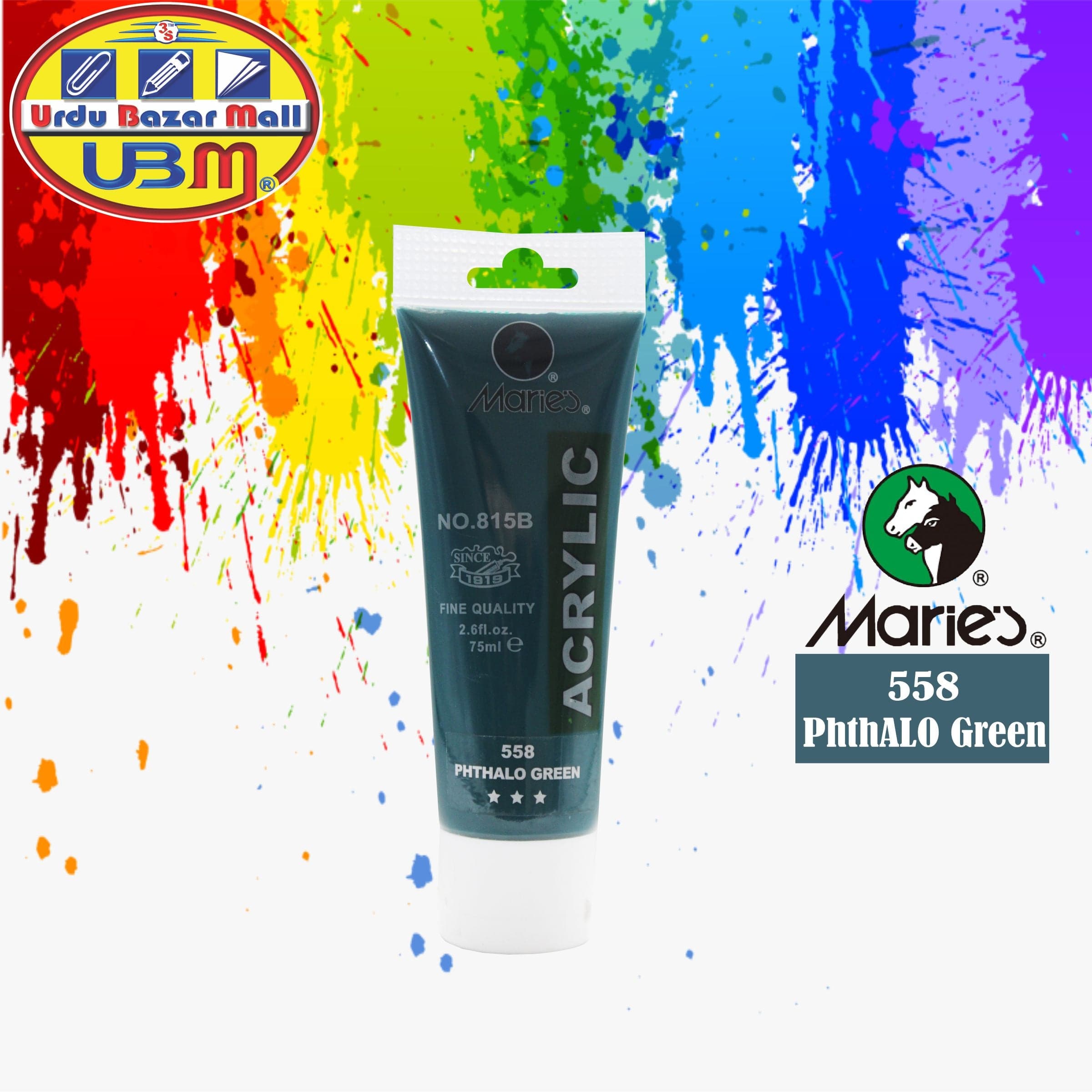 Maries Acrylic Paint Tube 75ml