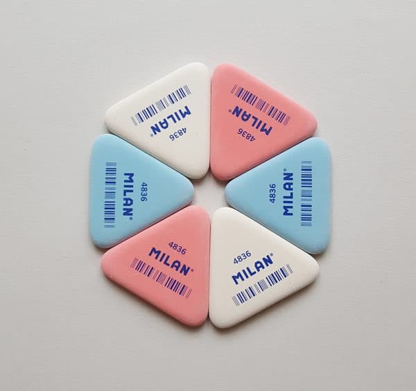 Milan Triangular Eraser 4836 1pcs