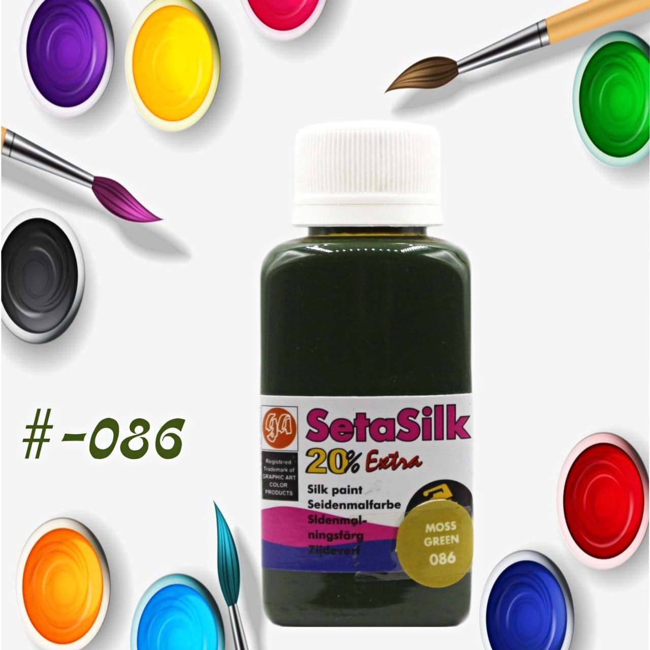 Seta Silk Fabric Paints 70ml 1pc