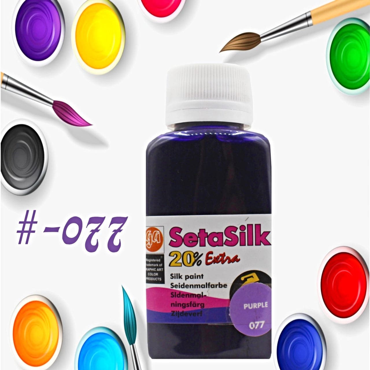 Seta Silk Fabric Paints 70ml 1pc