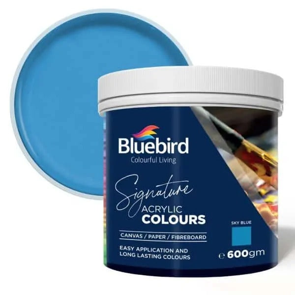 Bluebird Signature Acrylic Colours – 600 gm