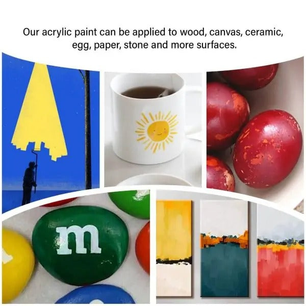 Bluebird Signature Acrylic Colours – 75 ml – Set of 6 PRIMARY