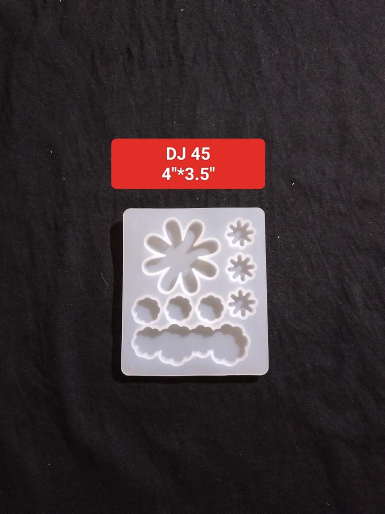 Silicone Hair Pins Mold Epoxy Resin Mold 4''*3.5''