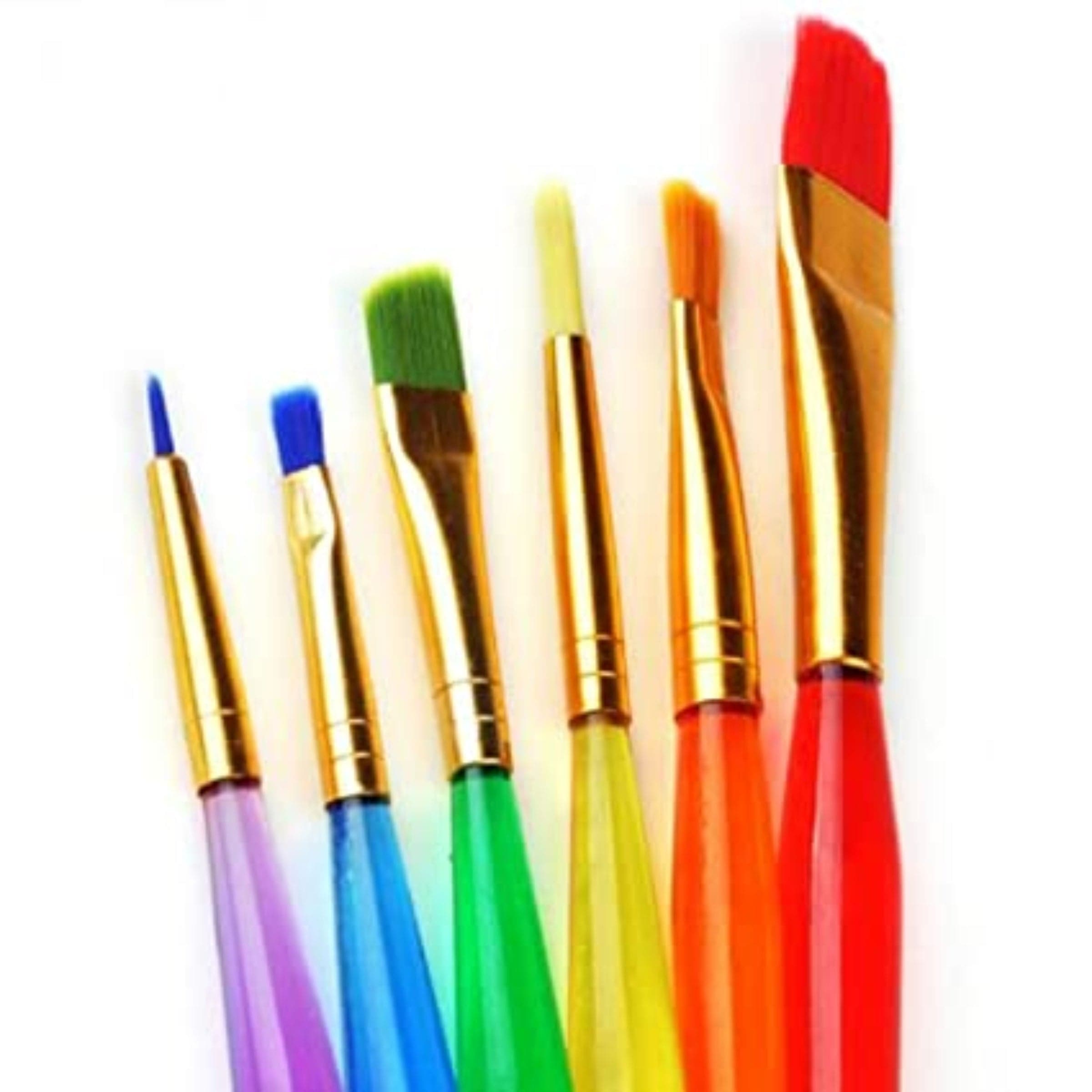 Keep Smiling Paint Palette Set With Brushes & Palette Knife ( 7Pcs )