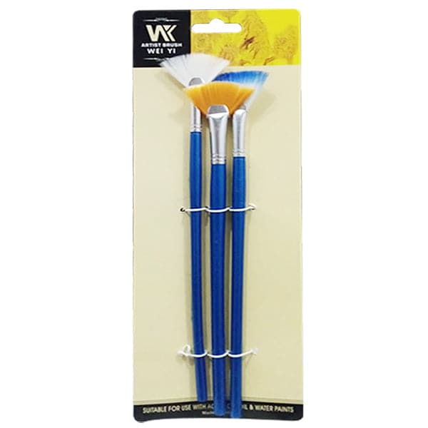Fan Brush Pack of 3