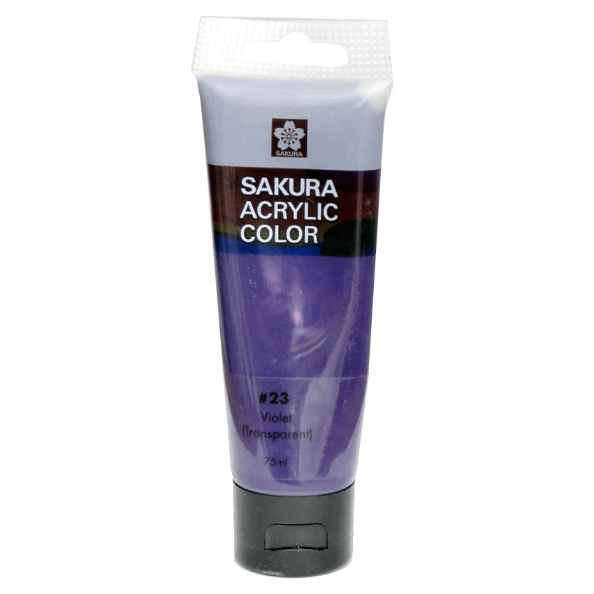 Sakura Acrylic Paint Tubes 75ml