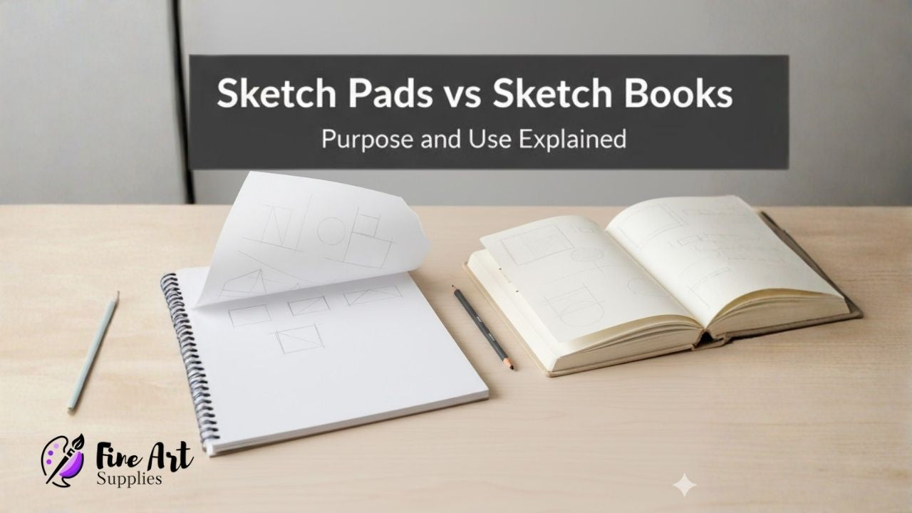 Sketch Pads vs Sketch Books: Understanding Their Purpose and Use