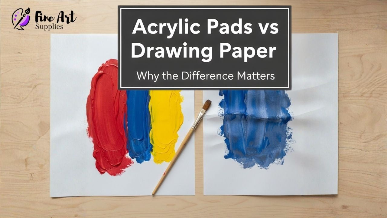 Why Acrylic Pads Are Different from Regular Drawing Paper