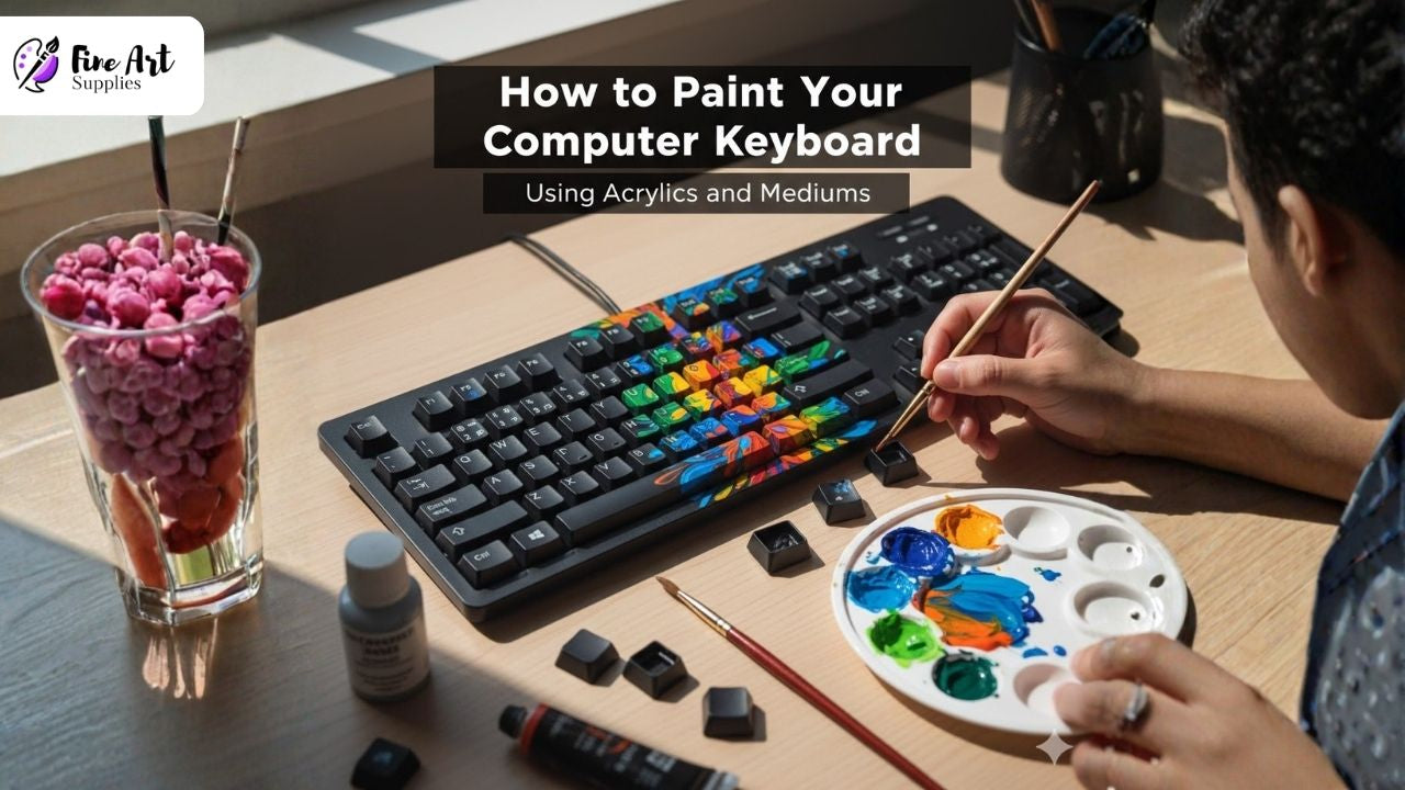 How to Paint Your Computer Keyboard with Acrylics: DIY Guide