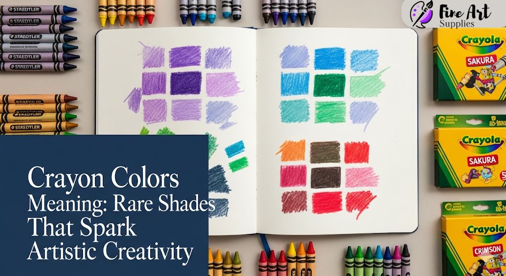  A collection of rare crayon colors, showcasing unique shades that inspire artistic creativity and expression.