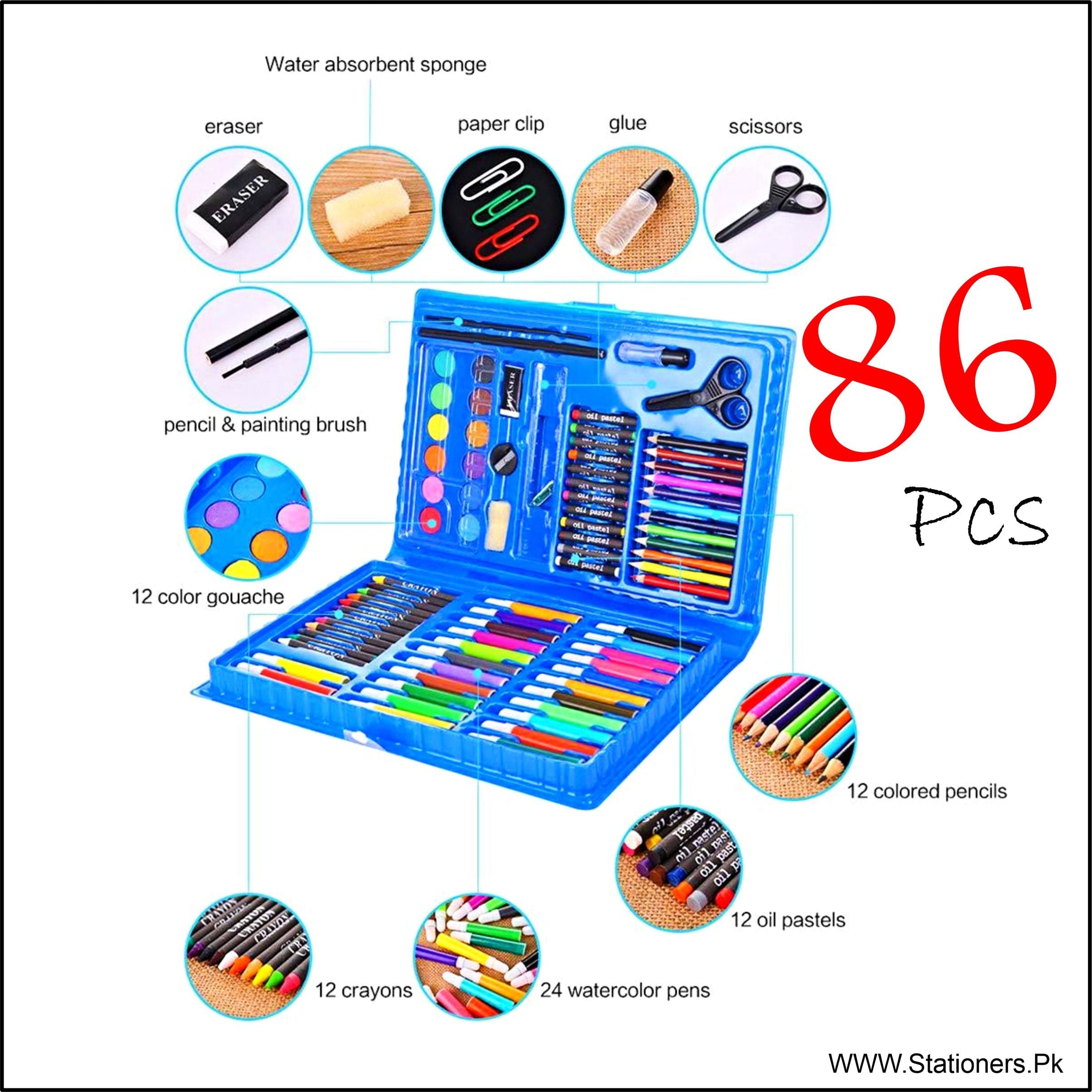 Kids Art Coloring Kit