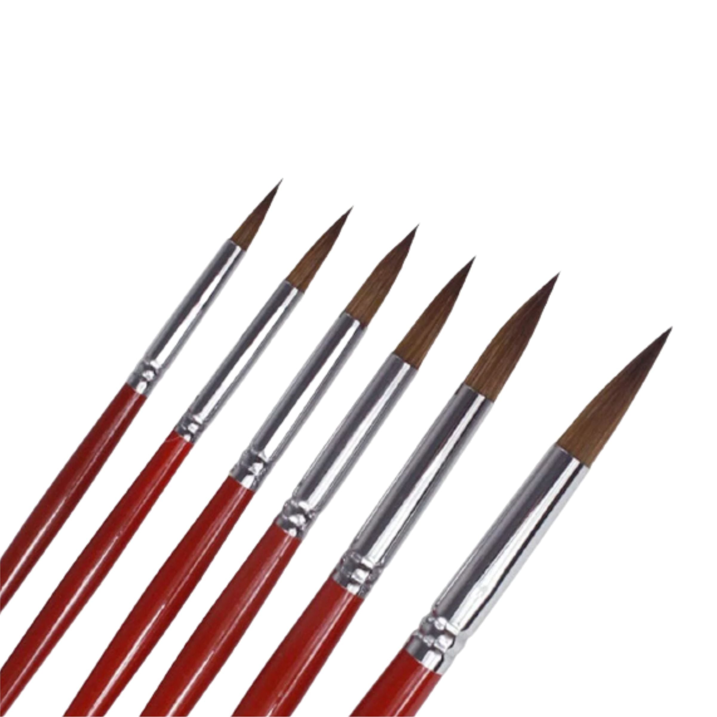 Habico Sablon Round Paint Brush Single Piece