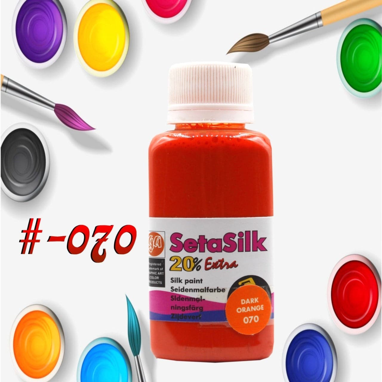 Seta Silk Fabric Paints 70ml 1pc