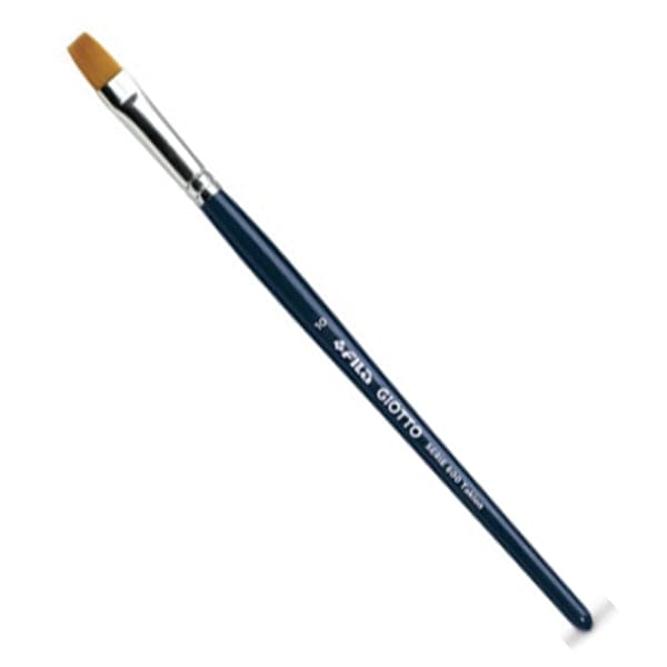 Giotto Taklon Synthetic Hair Flat Paint Brush 1pc