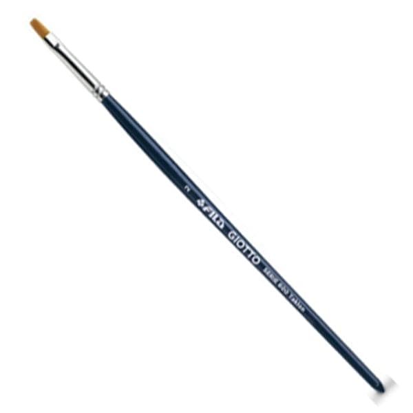 Giotto Taklon Synthetic Hair Flat Paint Brush 1pc
