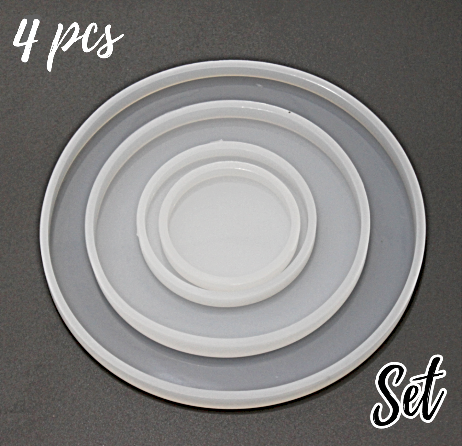 Silicone Resin Mold 4 Piece Set