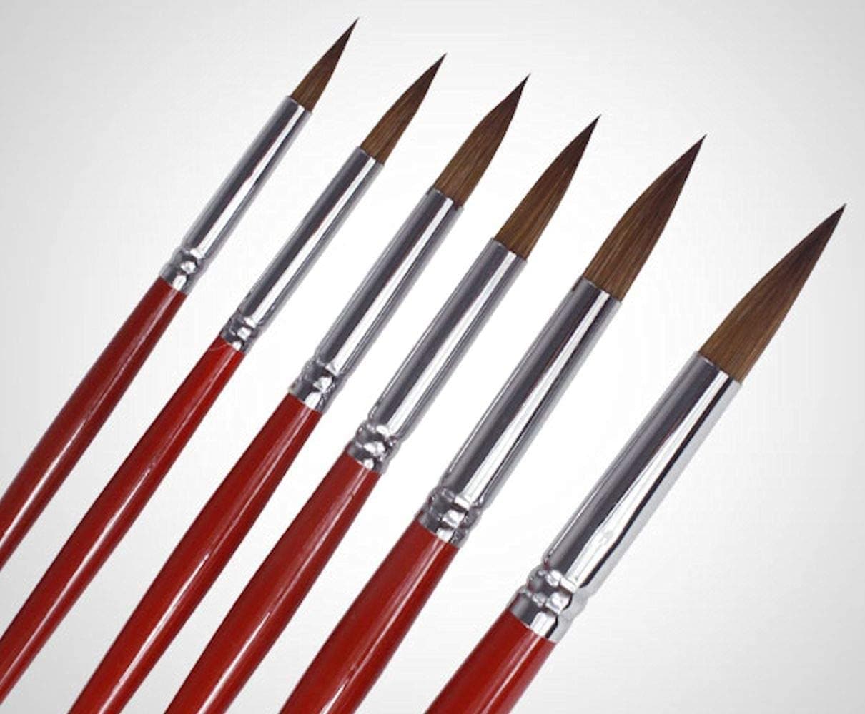 Habico Sablon Round Paint Brush Single Piece