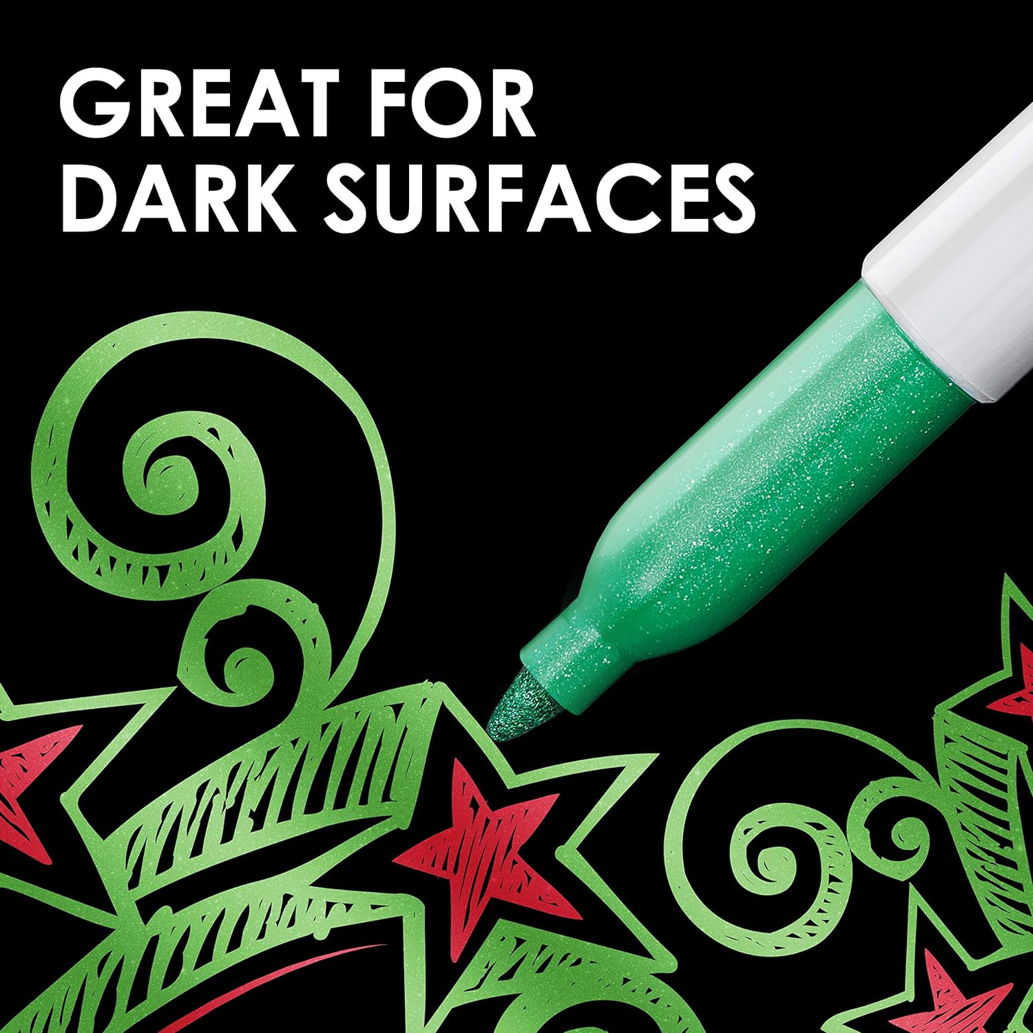 Sharpie Metallic Fine Point Permanent Markers Pack of 6 (2029678)