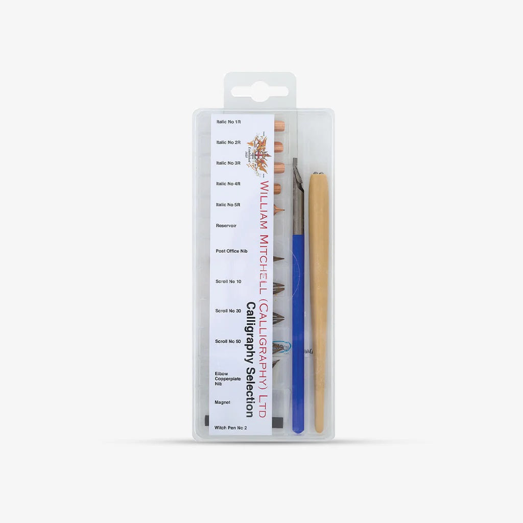 William Mitchell Calligraphy Selection Set With Holders