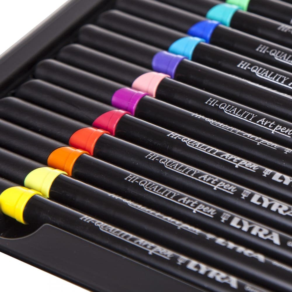 Lyra Hi Quality Art Pen Tin Box Of 50