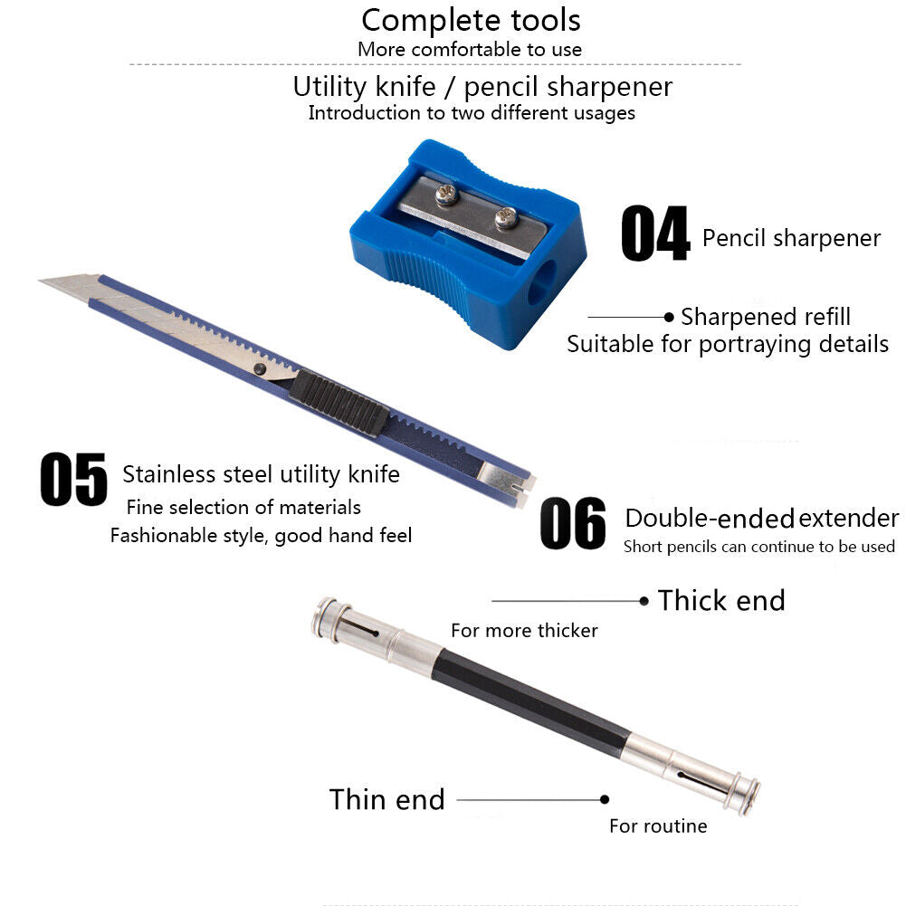 NYONI Drawing Pencils Set of 29