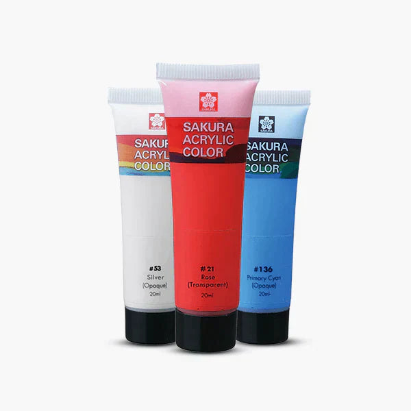 Sakura Acrylic Paint Tubes 75ml 